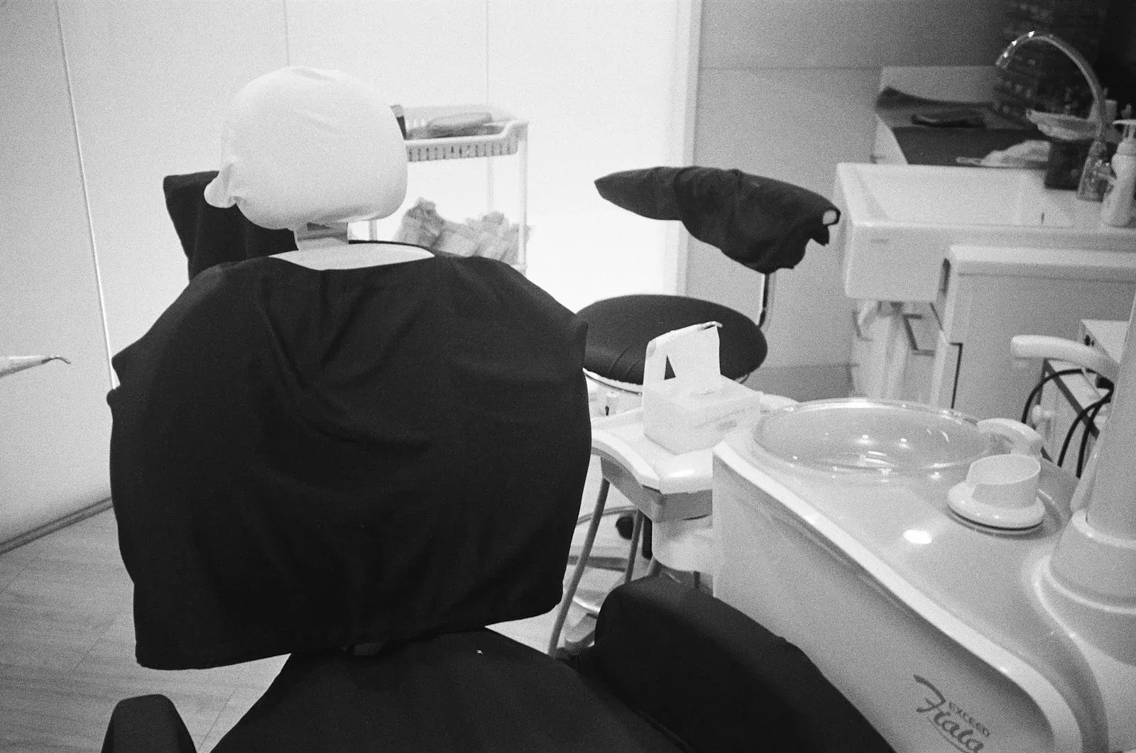 Dental chair and treatment equipment in a clinic